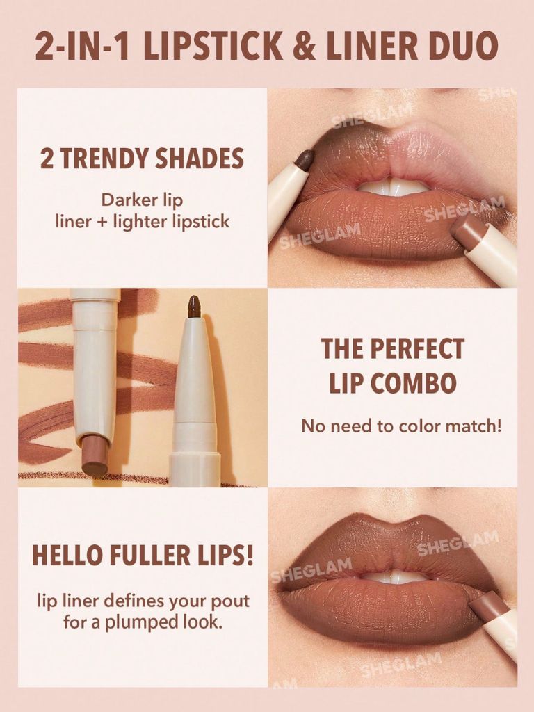 Sheglam Glam 101 Lipstick & Liner Duo 2g