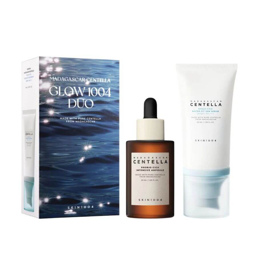 SKIN1004 Glow 1004 Duo: Sun Serum + Probio-Cica Ampoule