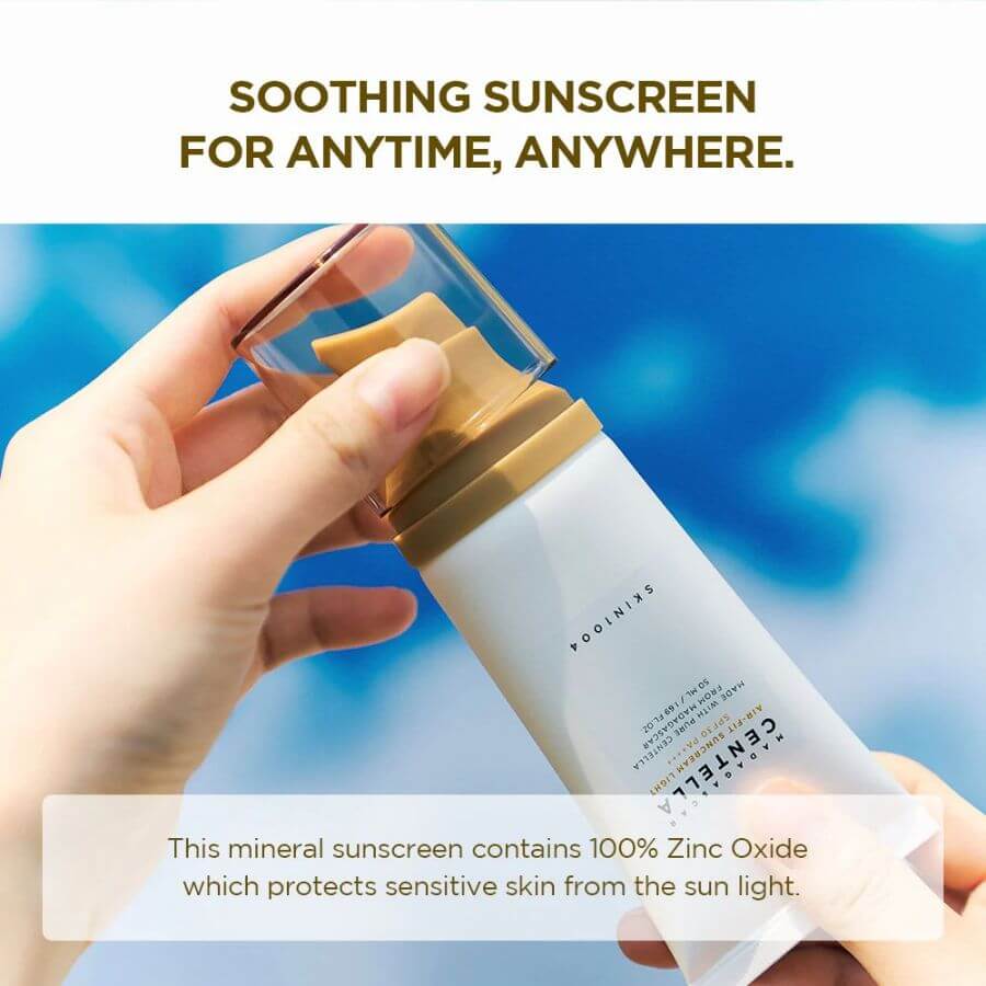 Protección solar coreana no comedogénica para acné Skin1004