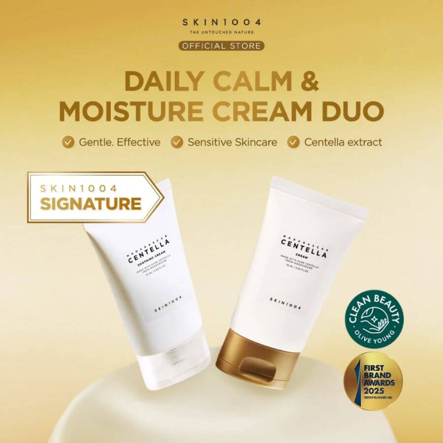 Kit hidratante Skin1004 crema gel calmante y crema nutritiva centella asiatica