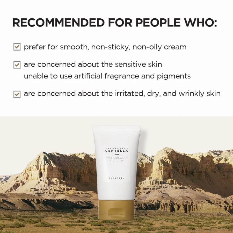 Crema hidratante nutritiva con escualano para piel seca Skin1004
