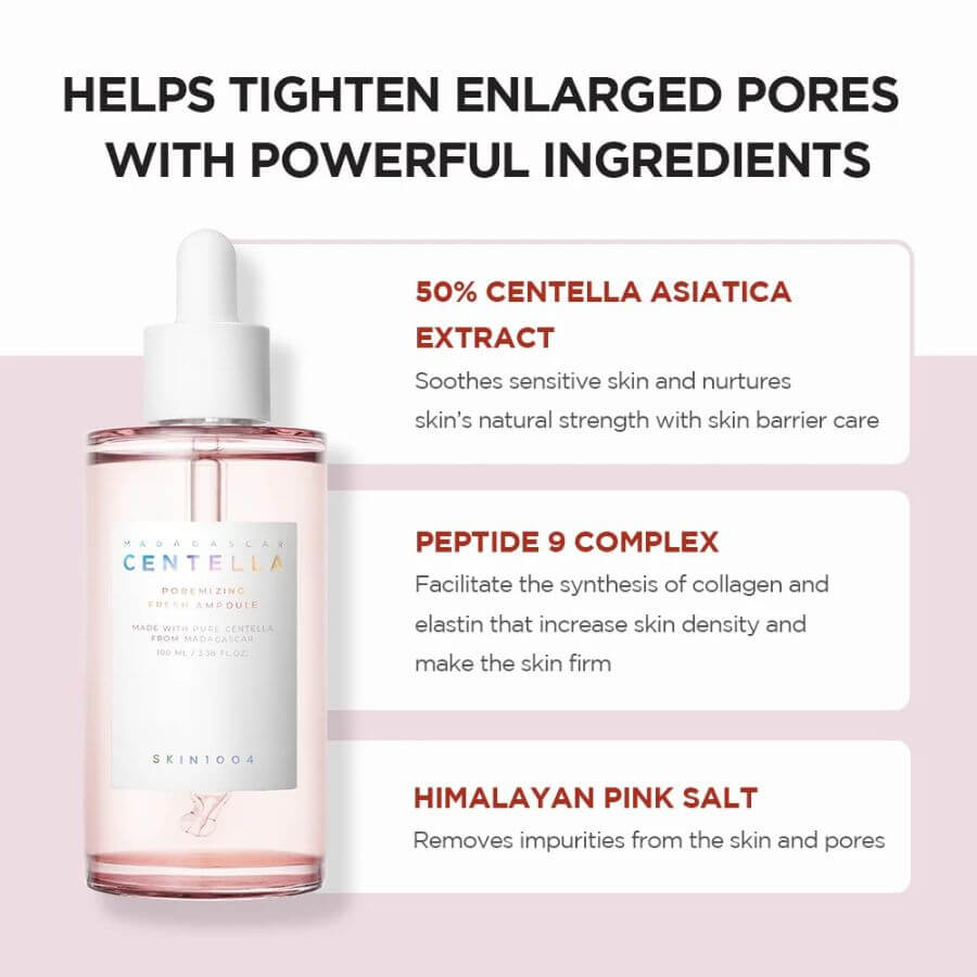 Ampolla Skin1004 Poremizing Fresh Ampoule 100ml tratamiento poros
