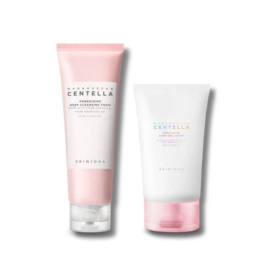 Kit dúo Skin1004 Poremizing limpiador espuma y crema gel poros