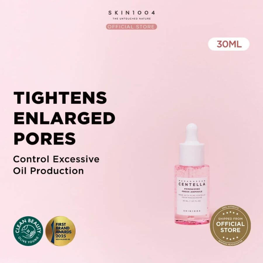 Ampolla rosa Skin1004 Poremizing Fresh Ampoule 30ml poros dilatados