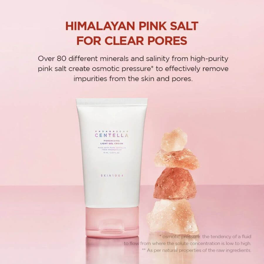 Hidratante facial no graso con Sal Rosa del Himalaya Skin1004