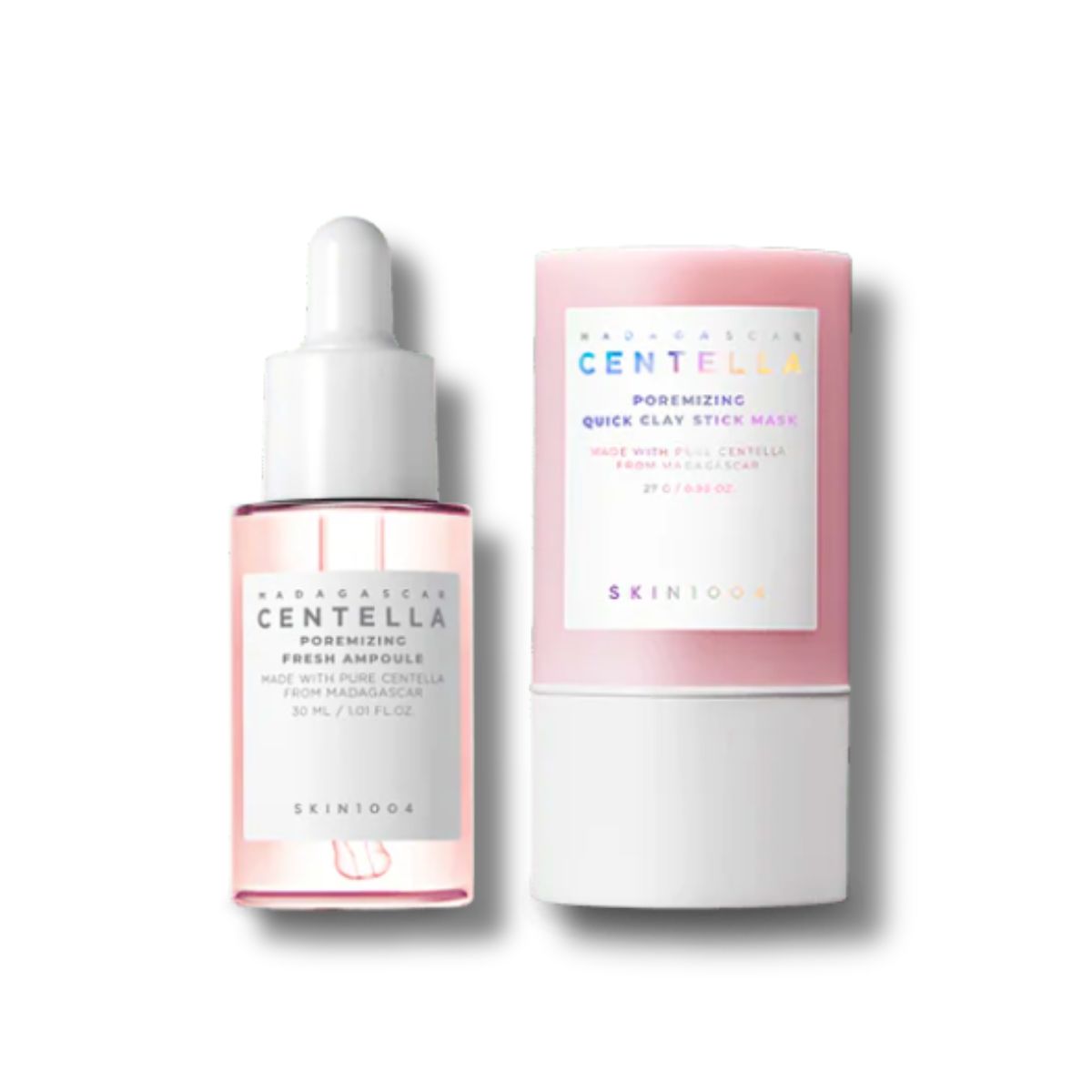 Kit dúo Skin1004 Poremizing mascarilla stick arcilla y ampolla poros 30ml