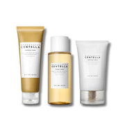 Kit rutina básica piel sensible Skin1004 limpiador tónico y crema gel