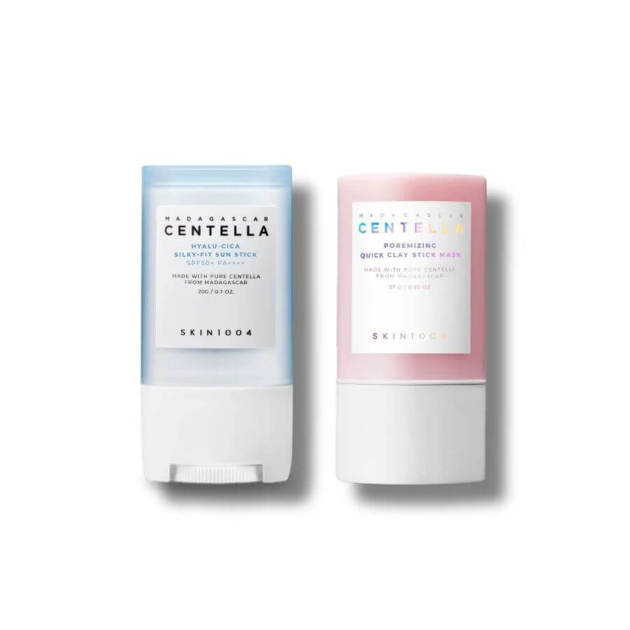 SKIN1004 Stick Duo: Mascarilla de Arcilla + Bloqueador en Barra