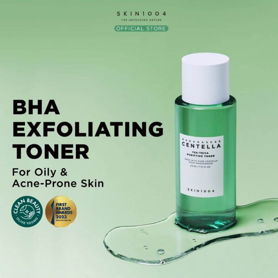 Tónico exfoliante Skin1004 Tea-Trica Purifying Toner con BHA para acné