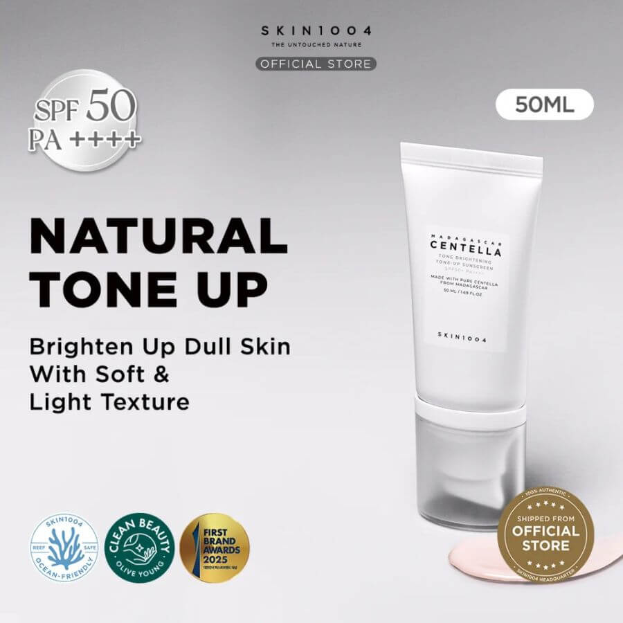 Protector solar con color Skin1004 Tone Brightening Tone-Up Sunscreen