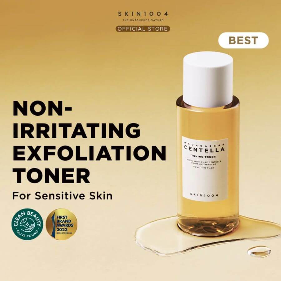Tónico exfoliante suave Skin1004 Madagascar Centella Toning Toner 210ml