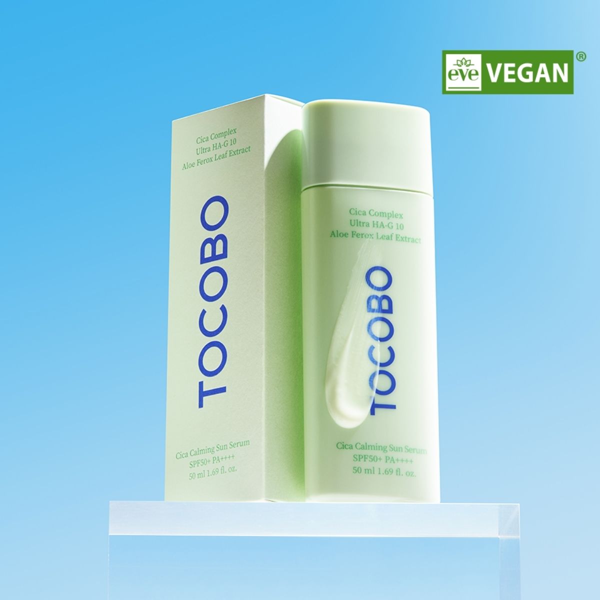empaque protector solar suero tocobo cica coreano