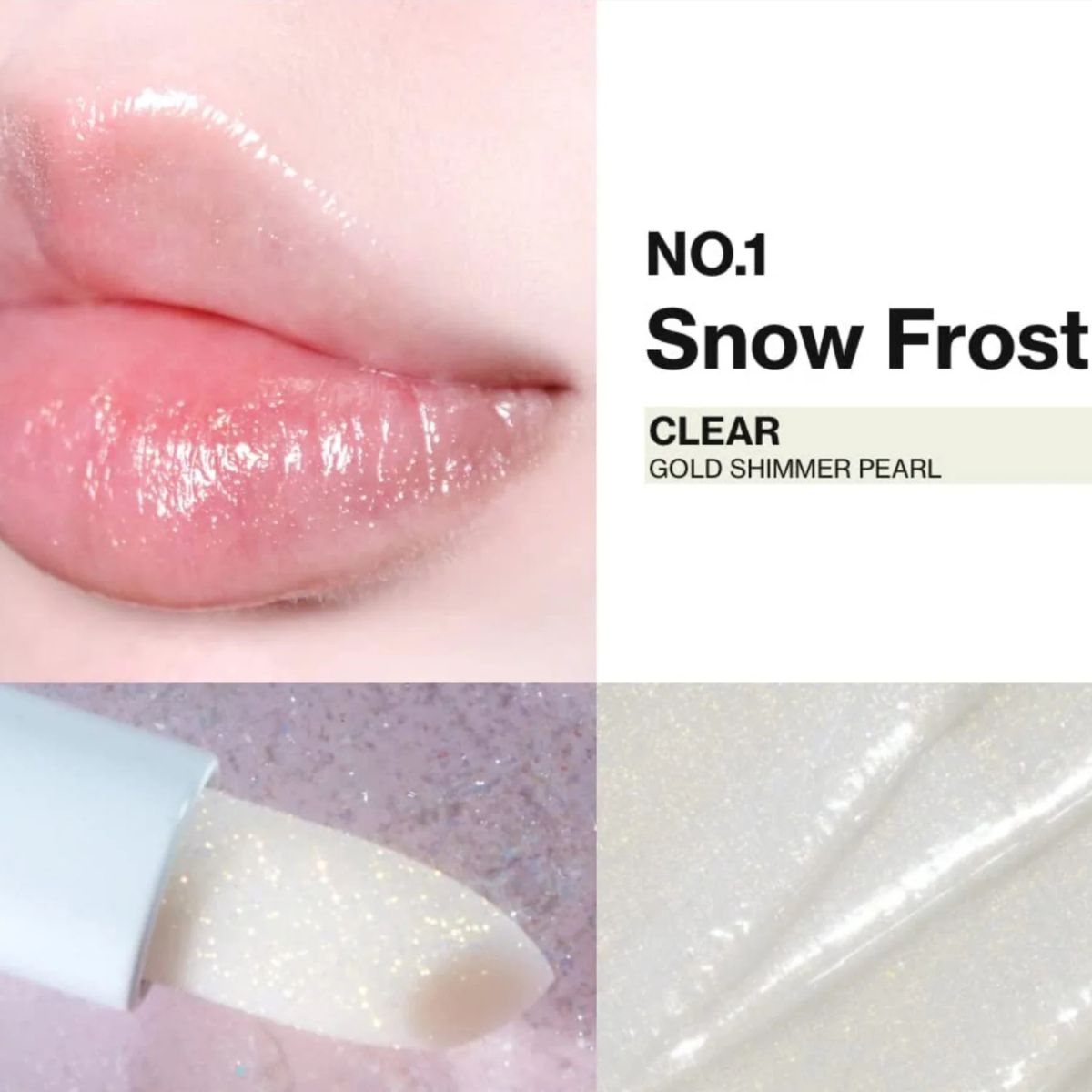 Unleashia Glacier Vegan Lip Balm No.1 Snow Frost 3.3g