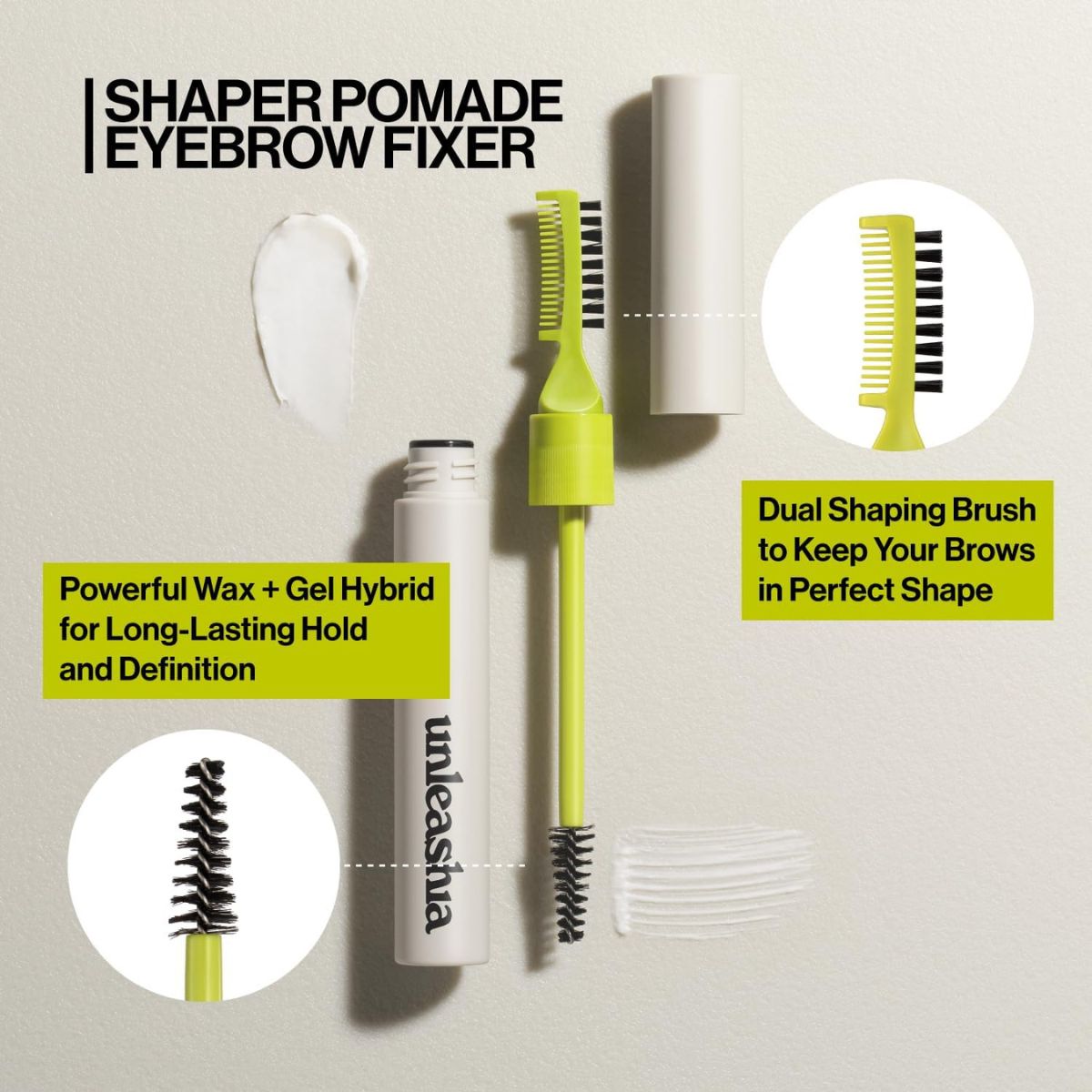 Unleashia Shaper Pomade Eyebrow Fixer No.1 Clear 8.5g